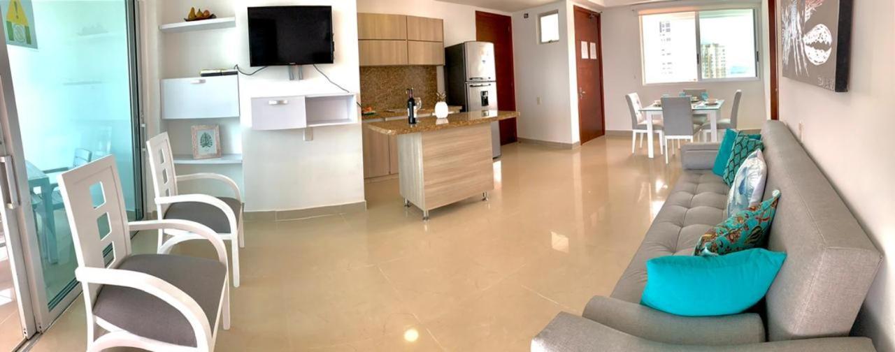 Palmetto Bocagrande Oceanfront Leilighet Cartagena Eksteriør bilde