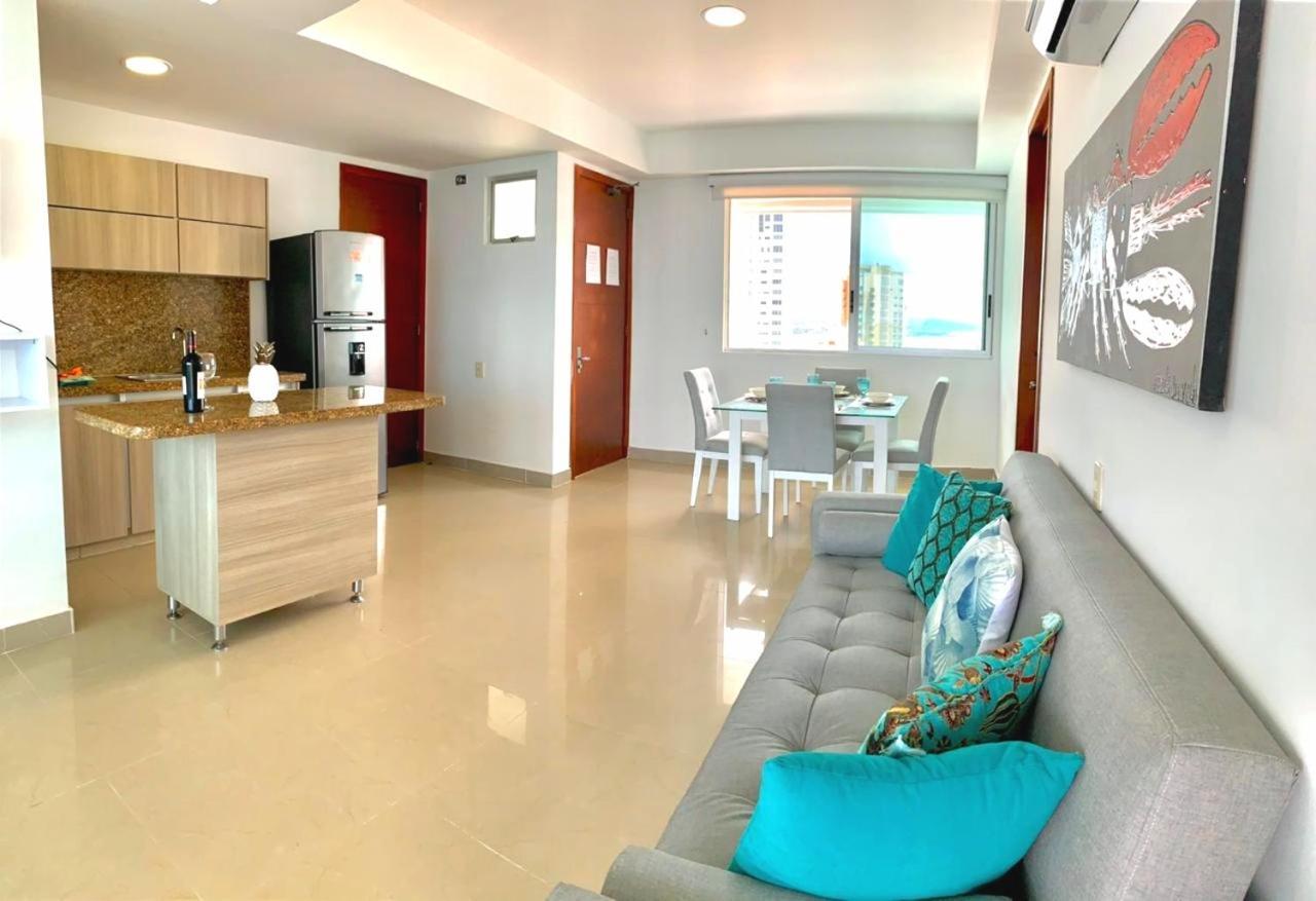 Palmetto Bocagrande Oceanfront Leilighet Cartagena Eksteriør bilde