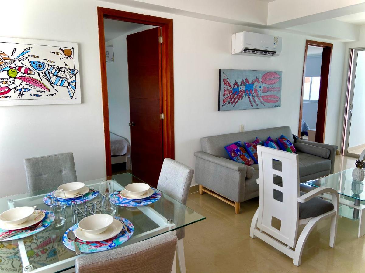 Palmetto Bocagrande Oceanfront Leilighet Cartagena Eksteriør bilde