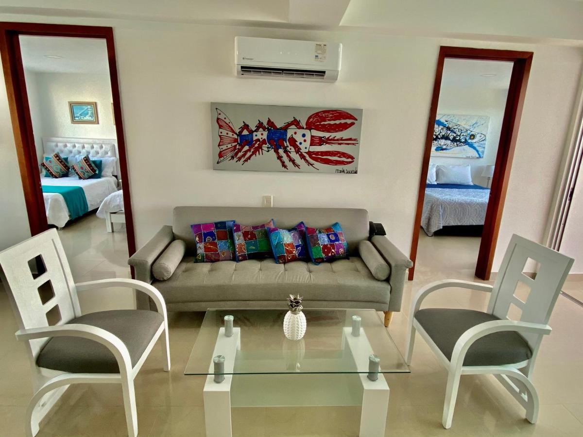 Palmetto Bocagrande Oceanfront Leilighet Cartagena Eksteriør bilde