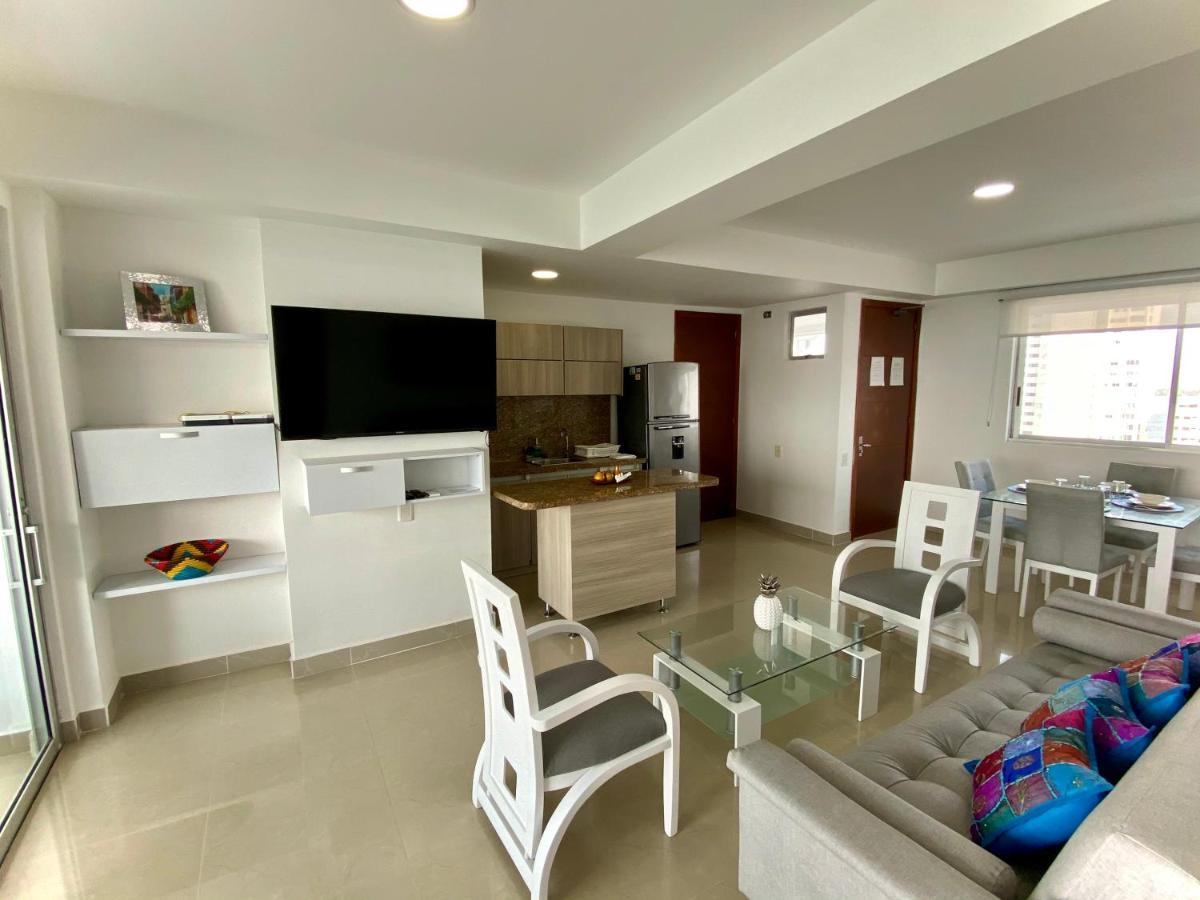 Palmetto Bocagrande Oceanfront Leilighet Cartagena Eksteriør bilde