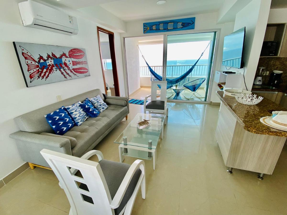 Palmetto Bocagrande Oceanfront Leilighet Cartagena Eksteriør bilde