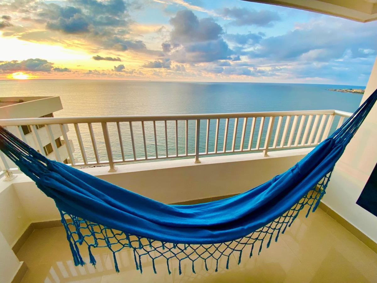 Palmetto Bocagrande Oceanfront Leilighet Cartagena Eksteriør bilde